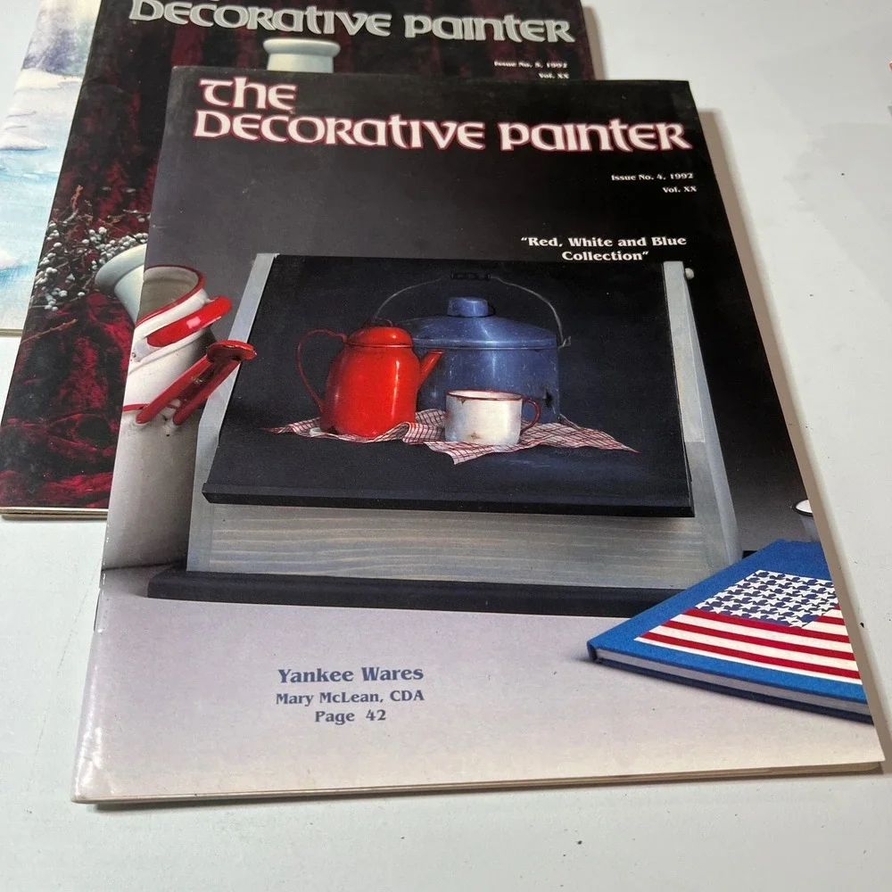 The‎ Decorative Painter Magazine entire year Lot of 6 1992 Issues Craft Art DIY